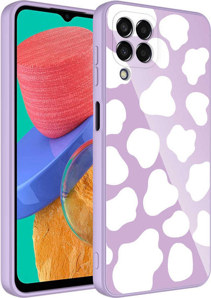Galaxy M33 Kılıf Kamera Korumalı Desenli Sert Silikon Mnc Epoksi Kapak-No6