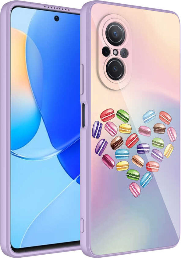 Huawei Nova 9 Se Kılıf Kamera Korumalı Desenli Sert Silikon Mnc Epoksi Kapak-No1