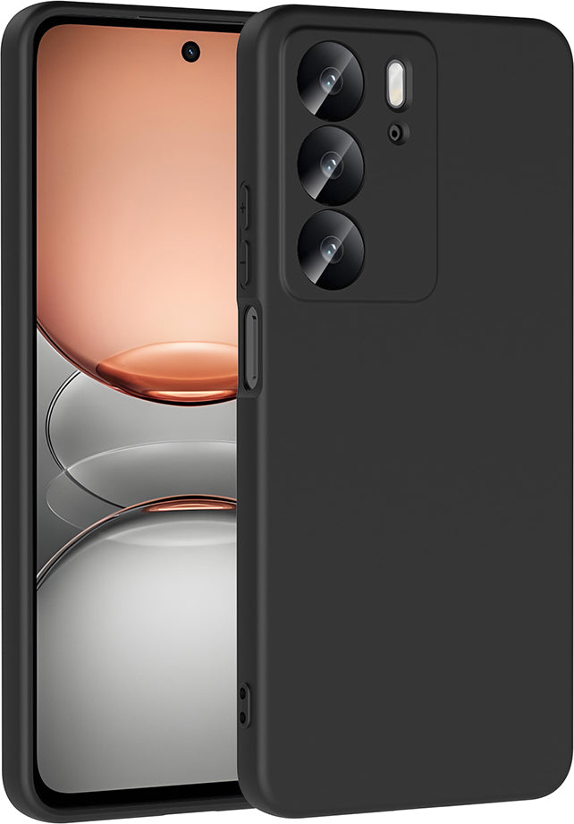 Realme C75 Kılıf Mnc Mara Lansman Kapak - Siyah