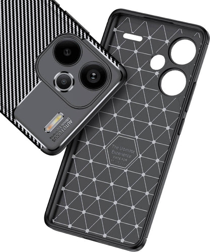 Xiaomi Redmi Note 13 Pro Plus 5g Kılıf Mnc Negro Silikon Kapak-Siyah