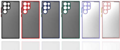 Galaxy S22 Ultra Kılıf Mnc Hux Kapak-Siyah