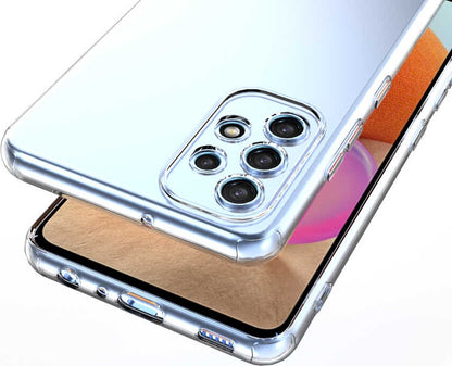 Galaxy A33 5g Kılıf Mnc Kamera Korumalı Süper Silikon Kapak-Renksiz