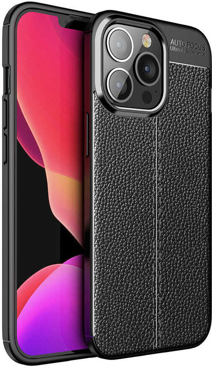 iPhone 14 Pro Uyumlu Mnc Niss Silikon Kapak-Siyah