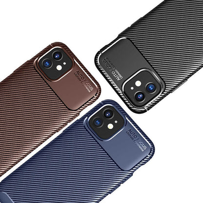 iPhone 12 Mini Uyumlu Mnc Negro Silikon Kapak-Kahverengi