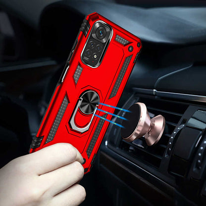 Xiaomi Redmi Note 11 Global Kılıf Mnc Vega Kapak-Siyah