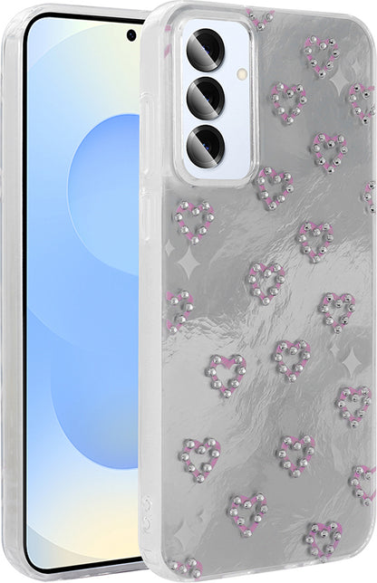Galaxy A16 Kılıf Kamera Korumalı Figürlü Mnc Ponti Silikon Kapak - Beyaz