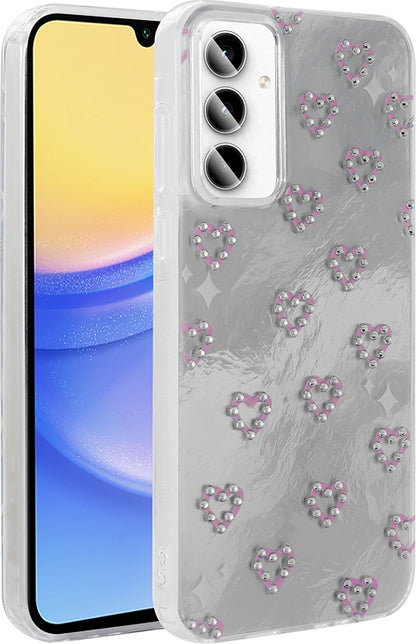 Galaxy A55 Kılıf Kamera Korumalı Figürlü Mnc Ponti Silikon Kapak - Beyaz