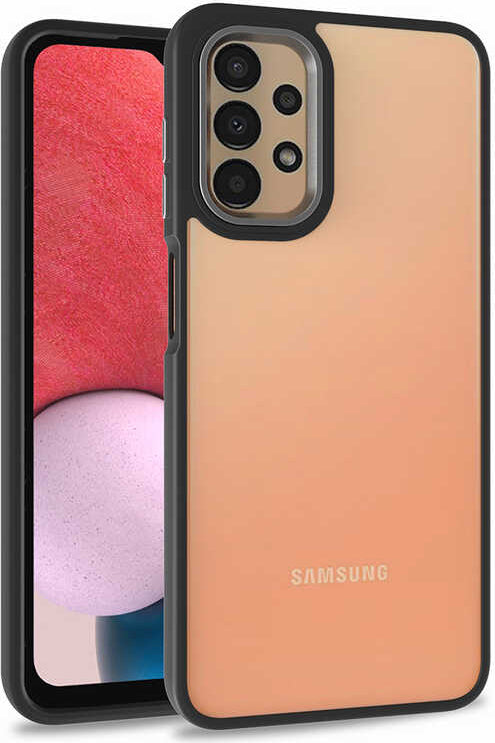 Galaxy A53 5g Kılıf Mnc Flora Kapak-Siyah