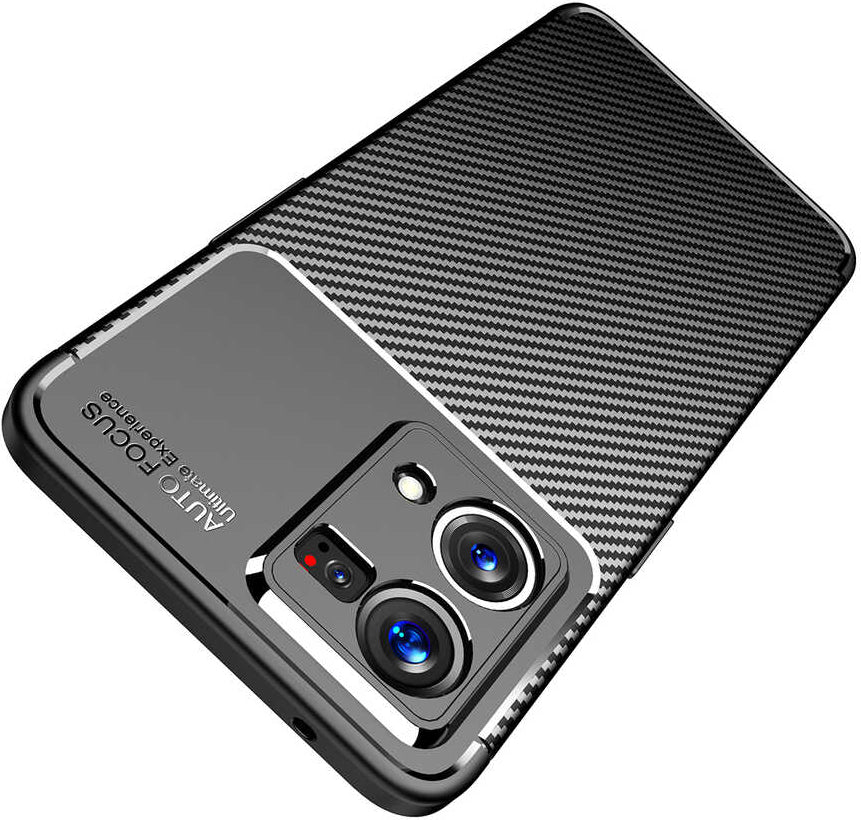 Oppo Reno 7 4g Kılıf Mnc Negro Silikon Kapak-Siyah