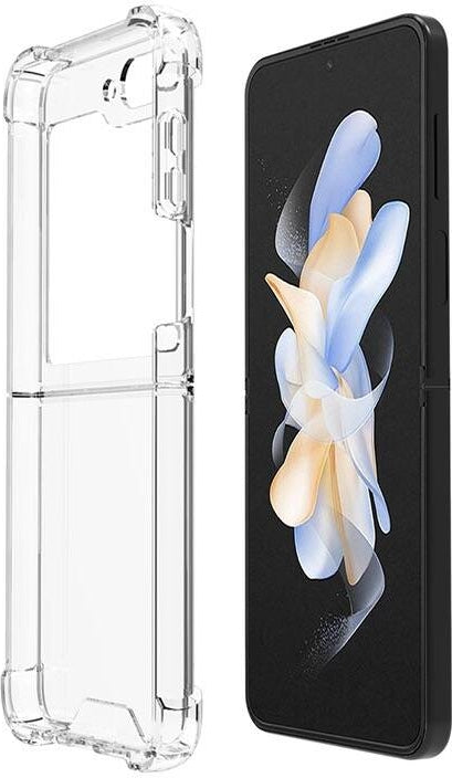 Galaxy Z Flip 5 Kılıf Mnc Nitro Anti Shock Silikon-Renksiz