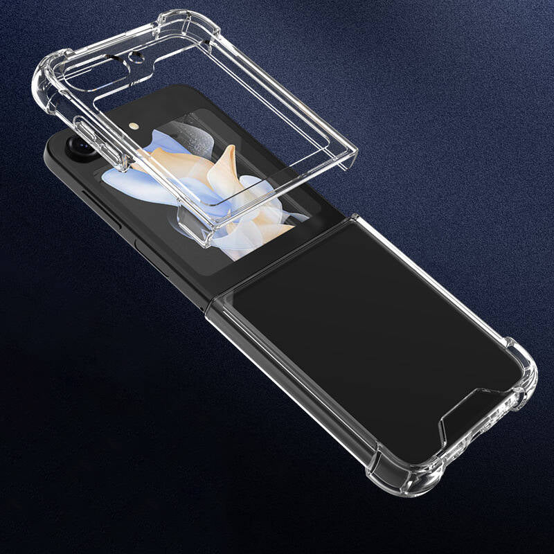 Galaxy Z Flip 5 Kılıf Mnc Nitro Anti Shock Silikon-Renksiz