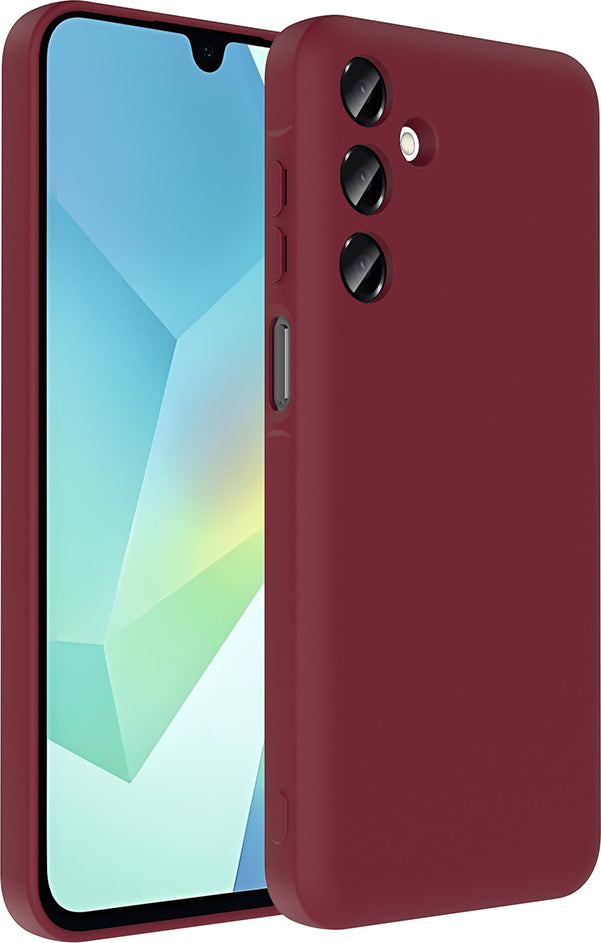 Galaxy A16 Kılıf Kamera Korumalı Kartlık Hazneli Mnc Vitra Kapak - Mürdüm