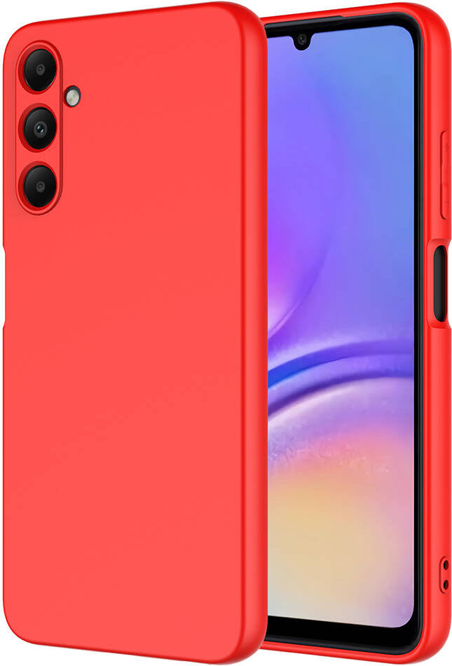 Galaxy A25 Kılıf Mnc Mara Laaakan Kapak-Kırmızı
