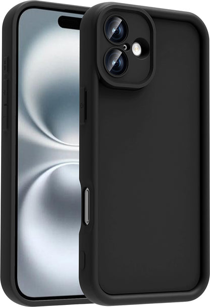 iPhone 16 Plus Kılıf Kamera Korumalı Mnc Ananas Kapak - Siyah
