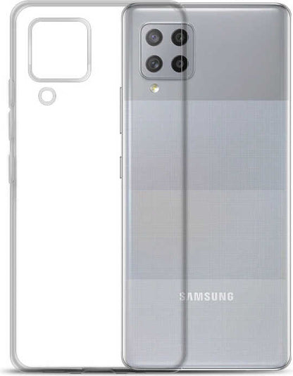 Galaxy M22 Kılıf Mnc Süper Silikon Kapak-Renksiz