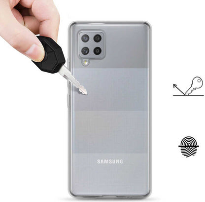 Galaxy M22 Kılıf Mnc Süper Silikon Kapak-Renksiz