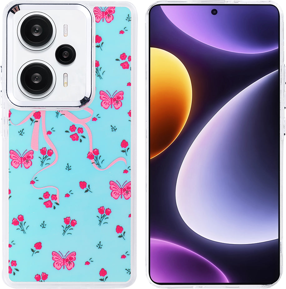 Redmi Note 13 Pro 4g Kılıf Airbag Tasarımlı Mnc Hadra Kapak - Kelebek