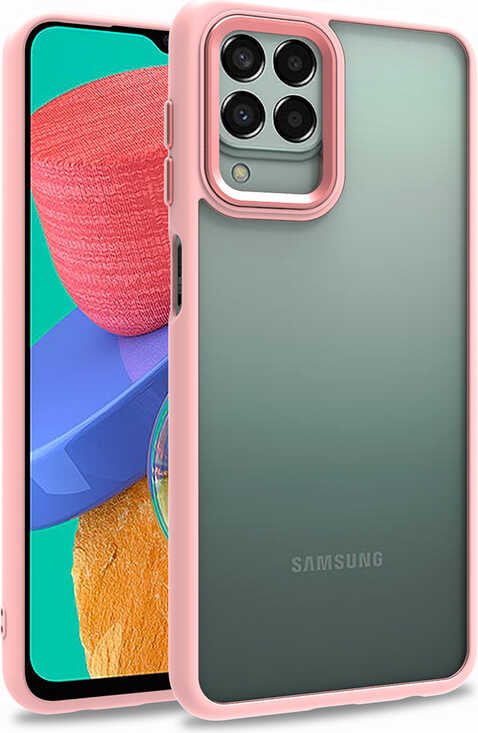Galaxy M33 Kılıf Mnc Flora Kapak-Rose Gold