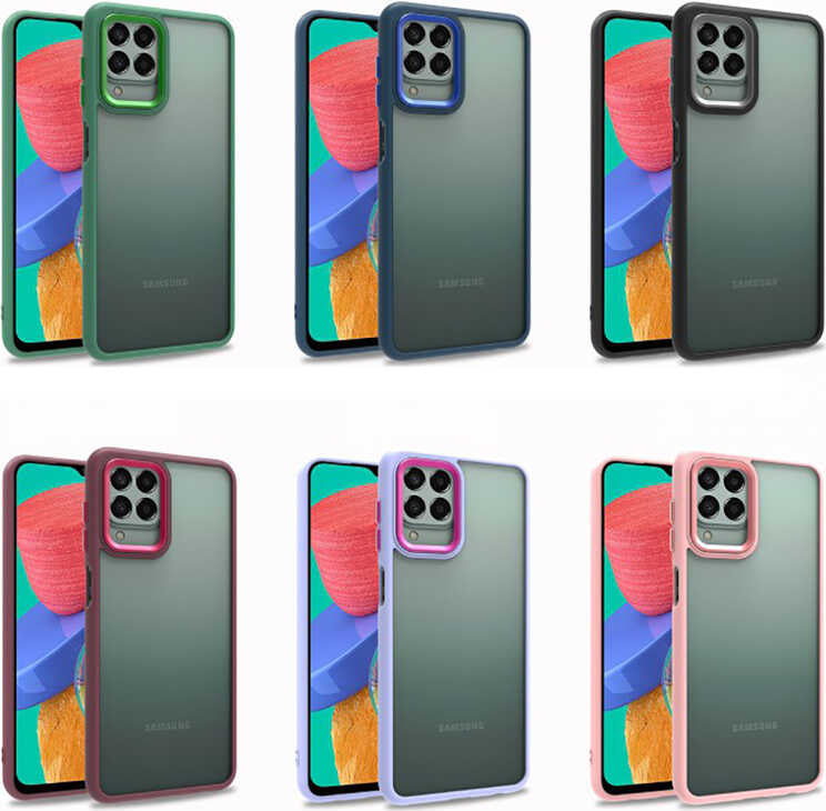 Galaxy M33 Kılıf Mnc Flora Kapak-Rose Gold