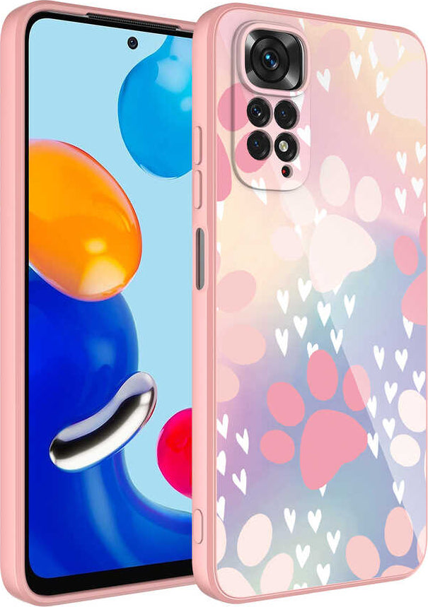 Xiaomi Redmi Note 11 Global Kılıf Kamera Korumalı Desenli Sert Silikon Mnc Epoksi Kapak-No4