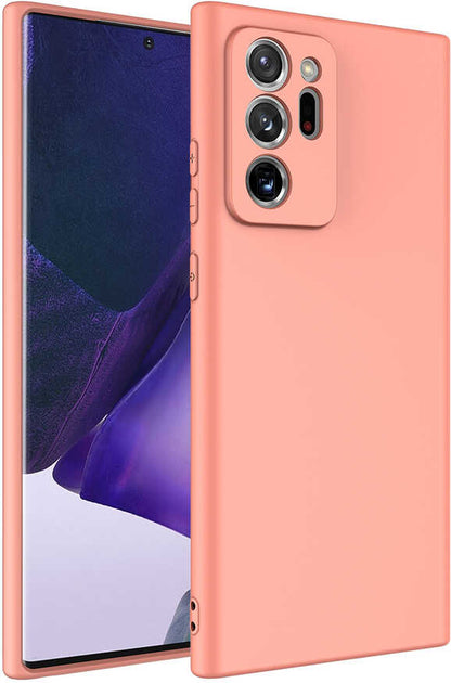 Galaxy Note 20 Ultra Kılıf Mnc Mara Laaakan Kapak-Turuncu