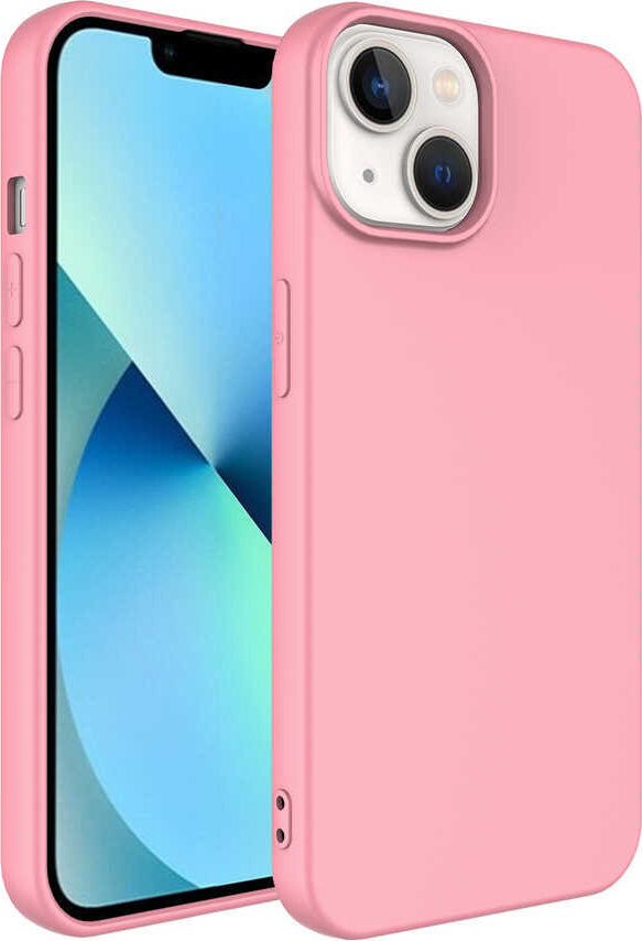 iPhone 14 Plus Uyumlu Mnc Mara Laaakan Kapak-Pembe