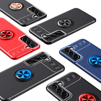 Galaxy S22 Kılıf Mnc Ravel Silikon Kapak-Mavi