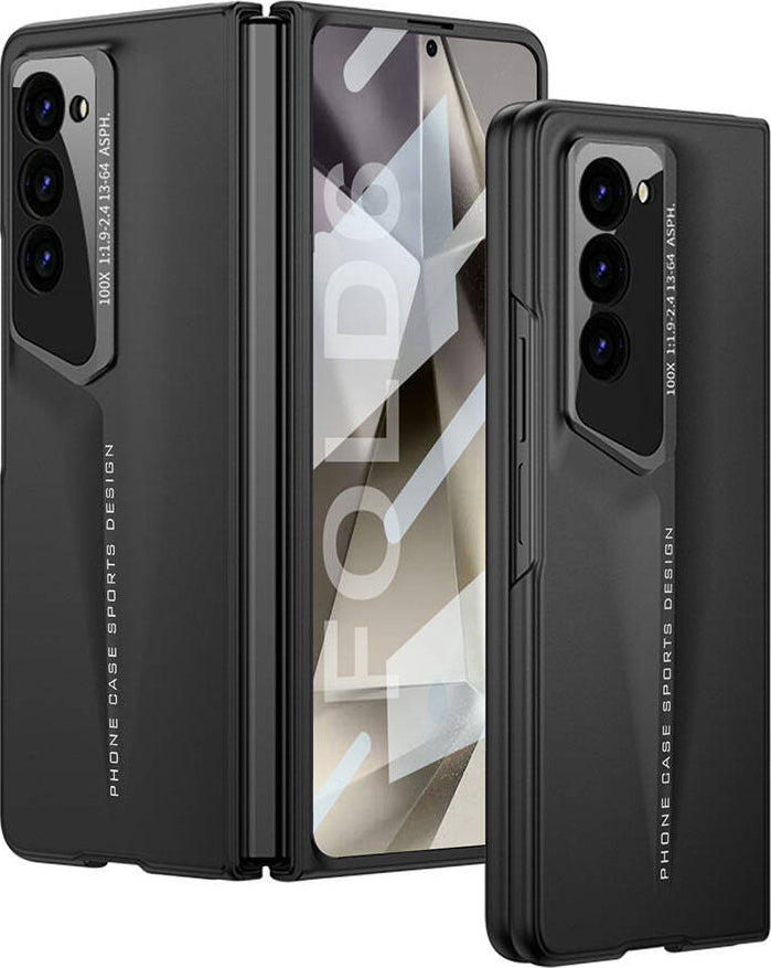 Galaxy Z Fold 6 Kılıf Ultra Ince Kamera Korumalı Sert Rubber Mnc Procase Kapak-Siyah