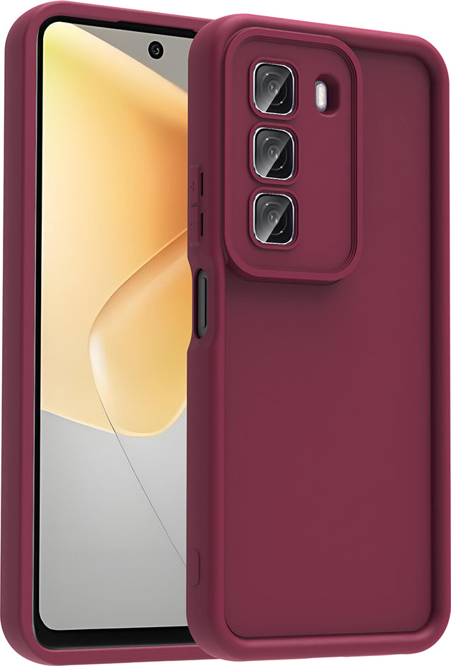 Infinix Hot 50 4g Kılıf Kamera Korumalı Mnc Ananas Kapak - Mürdüm