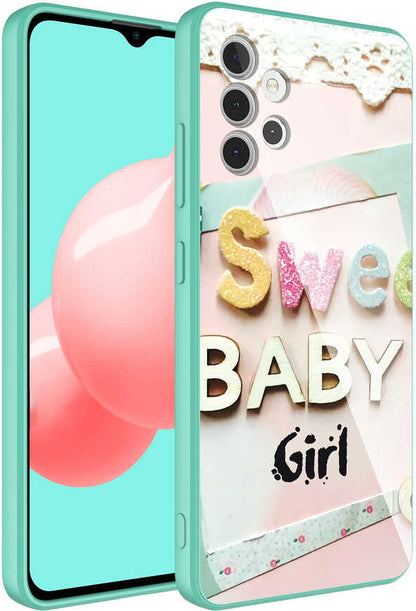 Galaxy A32 4g Kılıf Kamera Korumalı Desenli Sert Silikon Mnc Epoksi Kapak-No5