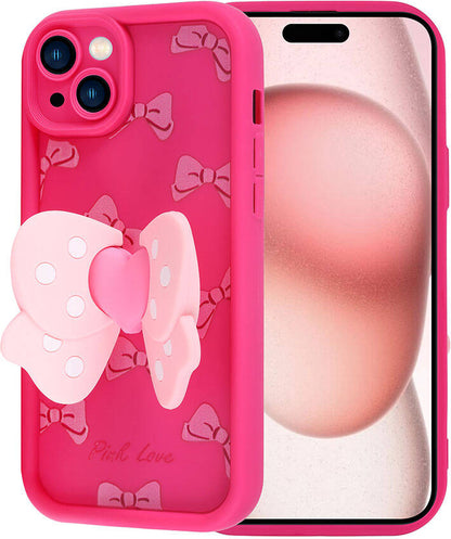 Apple iPhone 15 Kılıf Kamera Korumalı Figür Tasarımlı Mnc Kapya Kapak-Koyu Kahve