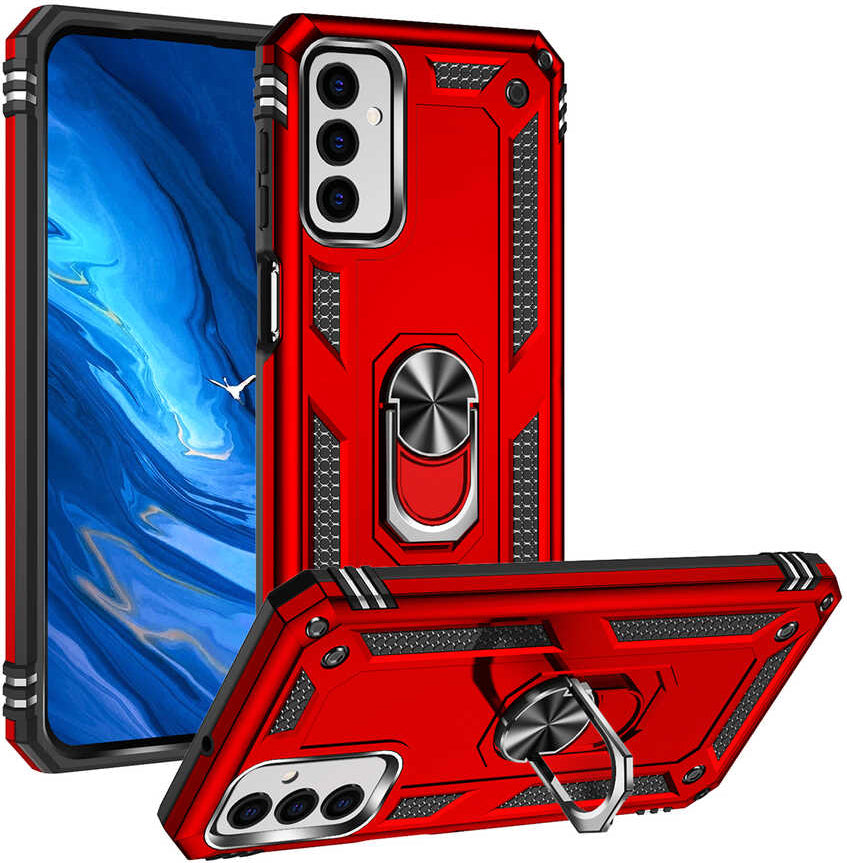 Galaxy M23 Kılıf Mnc Vega Kapak-Kırmızı