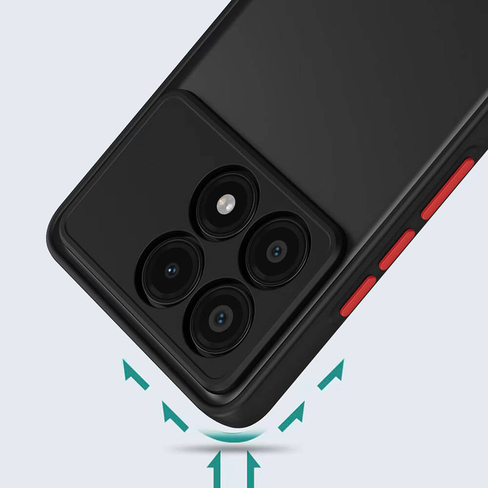 Xiaomi Poco X6 Pro Kılıf Mnc Hux Kapak-Lacivert