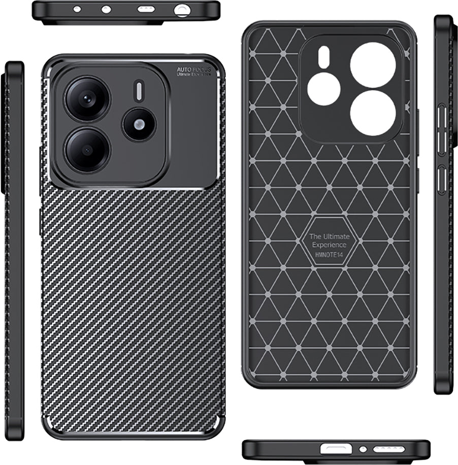Xiaomi Redmi Note 14 5g Uyumlu Kılıf Mnc Negro Silikon Kapak-Siyah