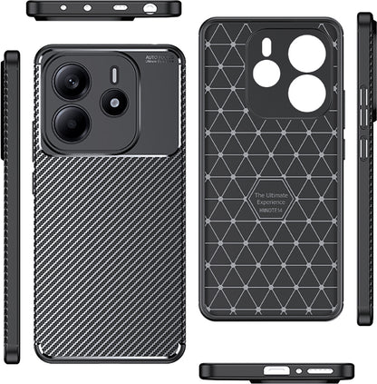 Xiaomi Redmi Note 14 5g Uyumlu Kılıf Mnc Negro Silikon Kapak-Siyah