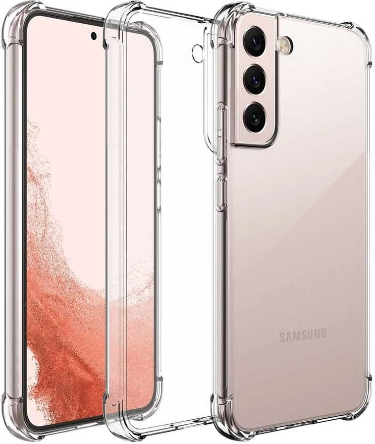 Galaxy S22 Plus Kılıf Mnc Kamera Korumalı Nitro Anti Shock Silikon-Renksiz