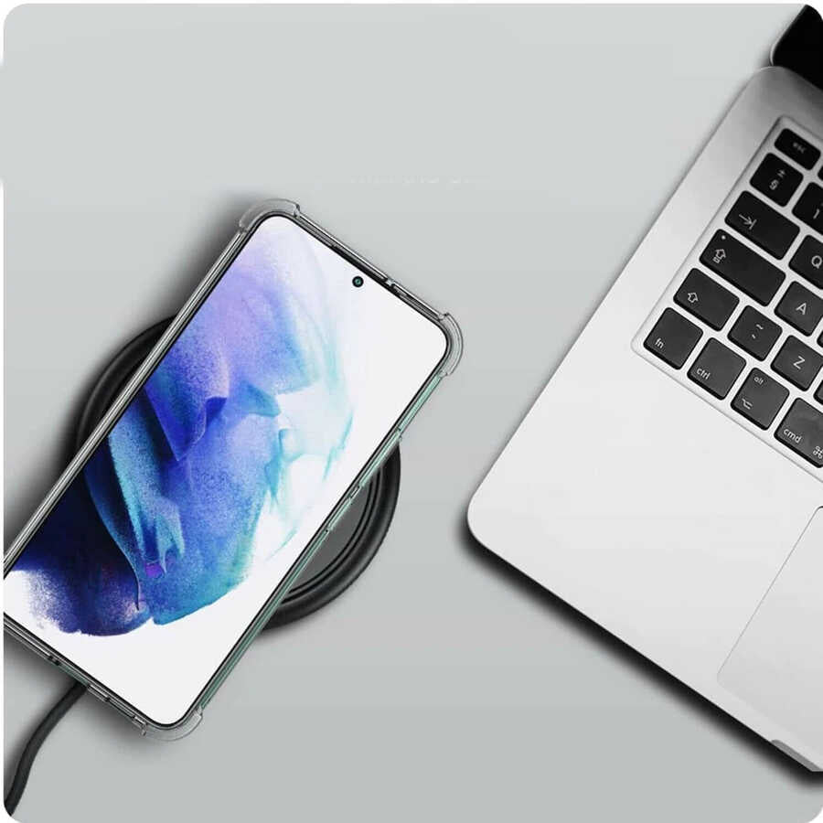 Galaxy S22 Plus Kılıf Mnc Kamera Korumalı Nitro Anti Shock Silikon-Renksiz
