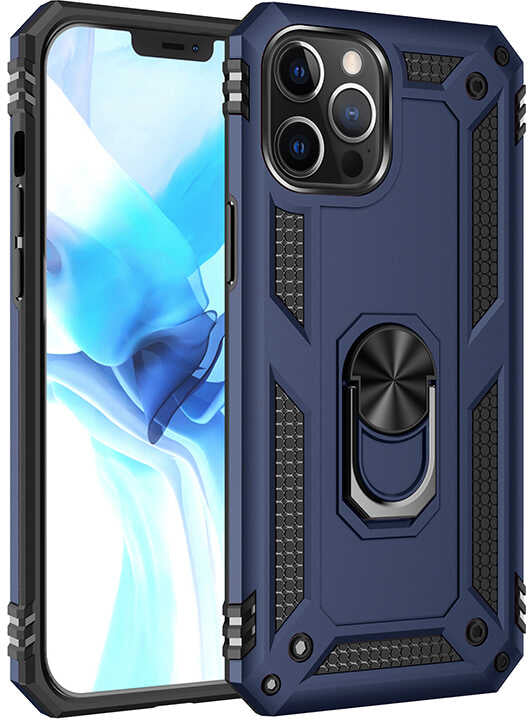 iPhone 12 Pro Uyumlu Mnc Vega Kapak-Mavi