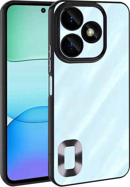 Xiaomi Redmi 13 4g Kılıf Kamera Korumalı Logo Gösteren Mnc Omega Kapak-Siyah