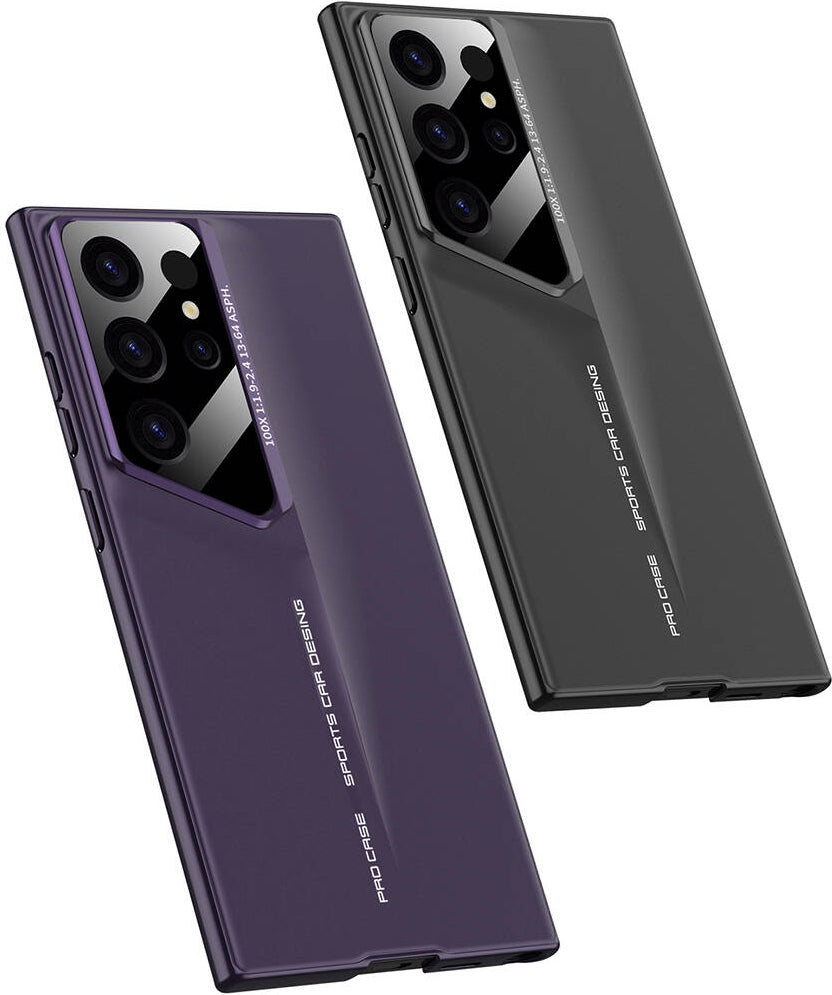 Galaxy S23 Ultra Kılıf Ultra Ince Kamera Korumalı Sert Rubber Mnc Procase Kapak-Gri