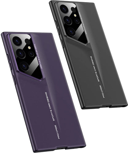Galaxy S23 Ultra Kılıf Ultra Ince Kamera Korumalı Sert Rubber Mnc Procase Kapak-Gri