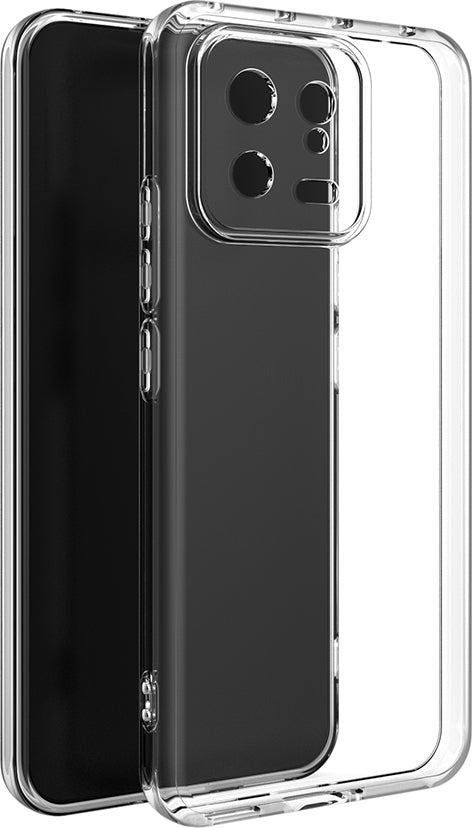 Xiaomi Mi 13 Kılıf Mnc Kamera Korumalı Süper Silikon Kapak-Renksiz