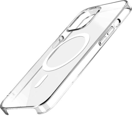 Apple iPhone 15 Plus Kılıf Mnc Wireless Şarj Özellikli Şeffaf Orjin Kapak-Renksiz