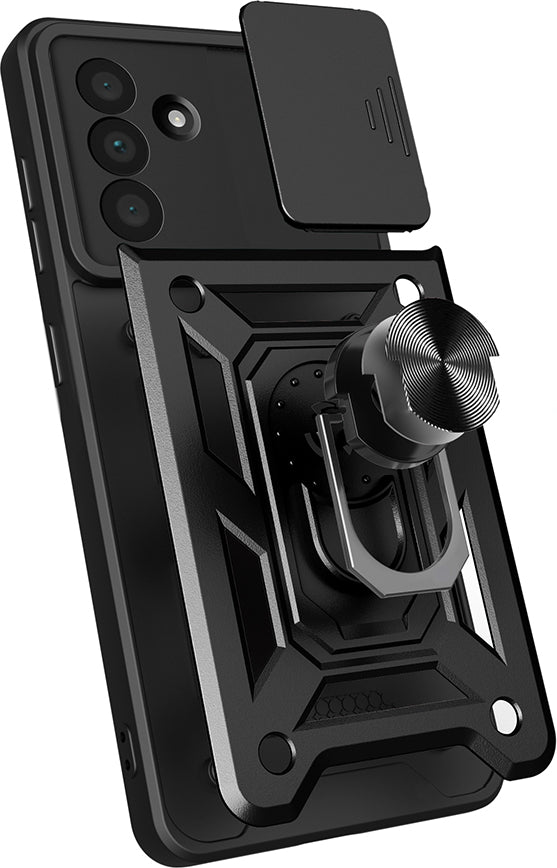 Galaxy A36 Kılıf Magnetik Standlı Kamera Korumalı Mnc Sürgülü Vega Kapak -115438