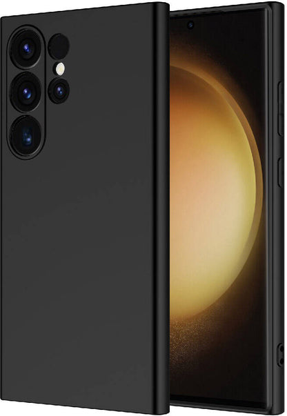 Galaxy S24 Ultra Kılıf Mnc Mara Laaakan Kapak-Siyah