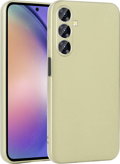 Galaxy A16 Kılıf Mnc Premier Silikon Kapak - Gold