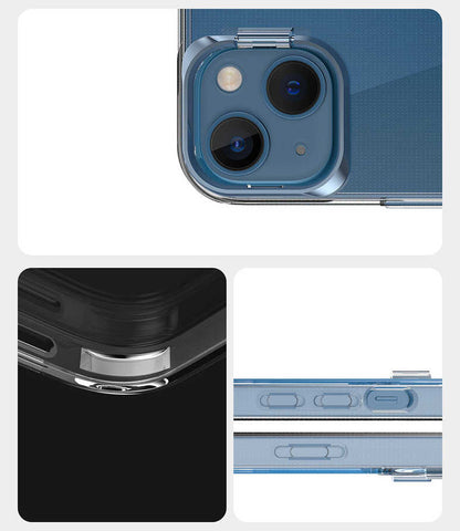 iPhone 14 Plus Kılıf Mnc Skuba Kapak-Gold