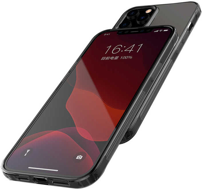 iPhone 12 Uyumlu Mnc Imax Silikon-Siyah