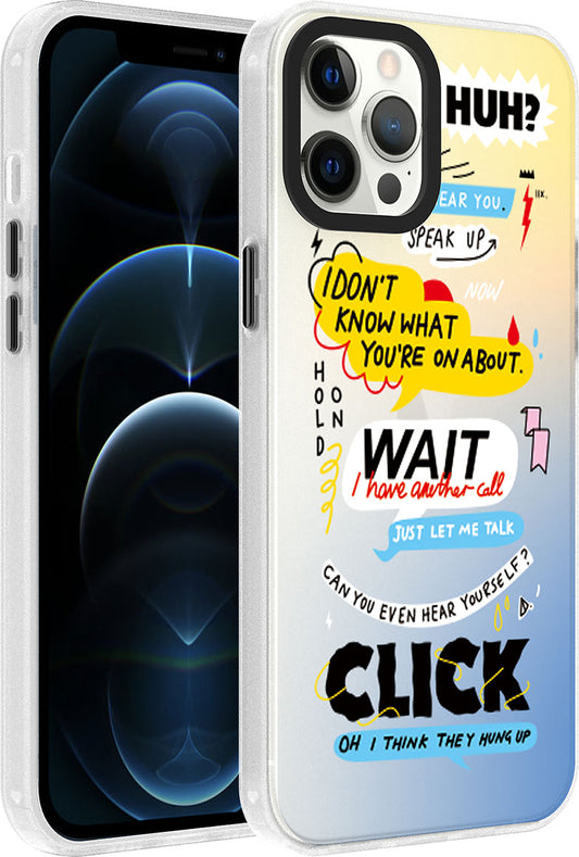 Apple iPhone 12 Pro Max Kılıf Desenli Mnc Dragon Sert Kapak-Kelimeler