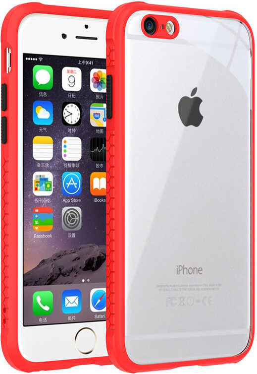 iPhone 6 Uyumlu mnc Kaff Kapak-Kırmızı